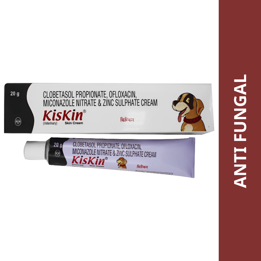 Intas Kiskin Ointment (Cream) (Corticosteroid) for Dogs and Cats Both-Pharmacy Intas Pharmacy