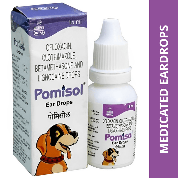 Intas Pomisol Ear Drops for Pets Supertails - Main Image