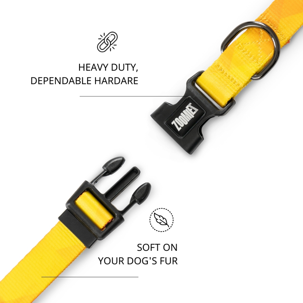 Zoomiez Solar Printed Collar for Dogs
