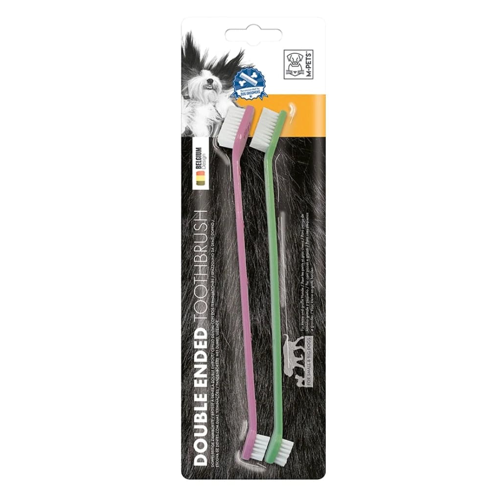 M-Pets Double Ended Toothbrush (Set of 2)