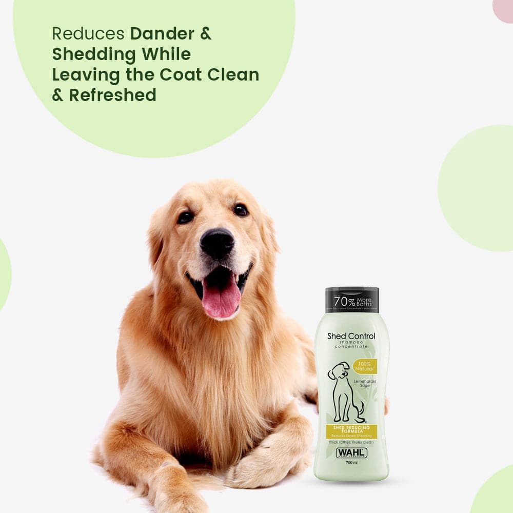 Wahl Shed Control Shampoo for Dogs (Lemongrass & Sage)