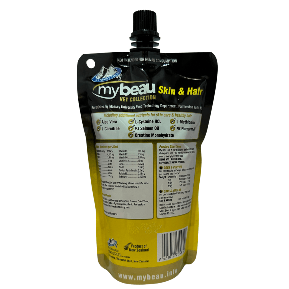 My Beau Vet Collection Skin & Hair Food Supplement for Dogs and Cats