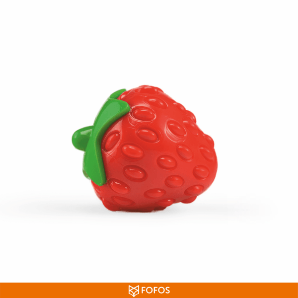Barkbutler x Fofos Silence Strawberry Squeaky Chew Toy for Dogs