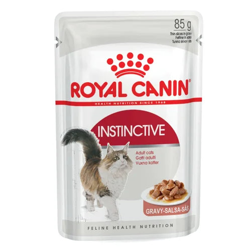 Royal Canin Instinctive Gravy Wet Food and Hair & Skin Care Adult Gravy Cat Wet Food Combo Exclusive Combo Royal Canin