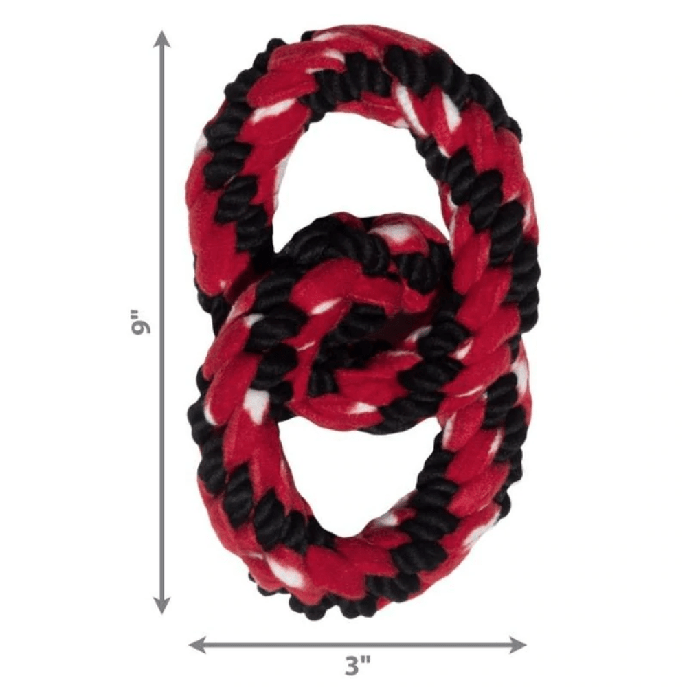 Kong Signature Rope Double Ring Tug Toy for Dogs