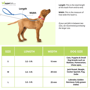 A Plus A Click & Lock Hook Tetris Design Leash for Dogs and Cats