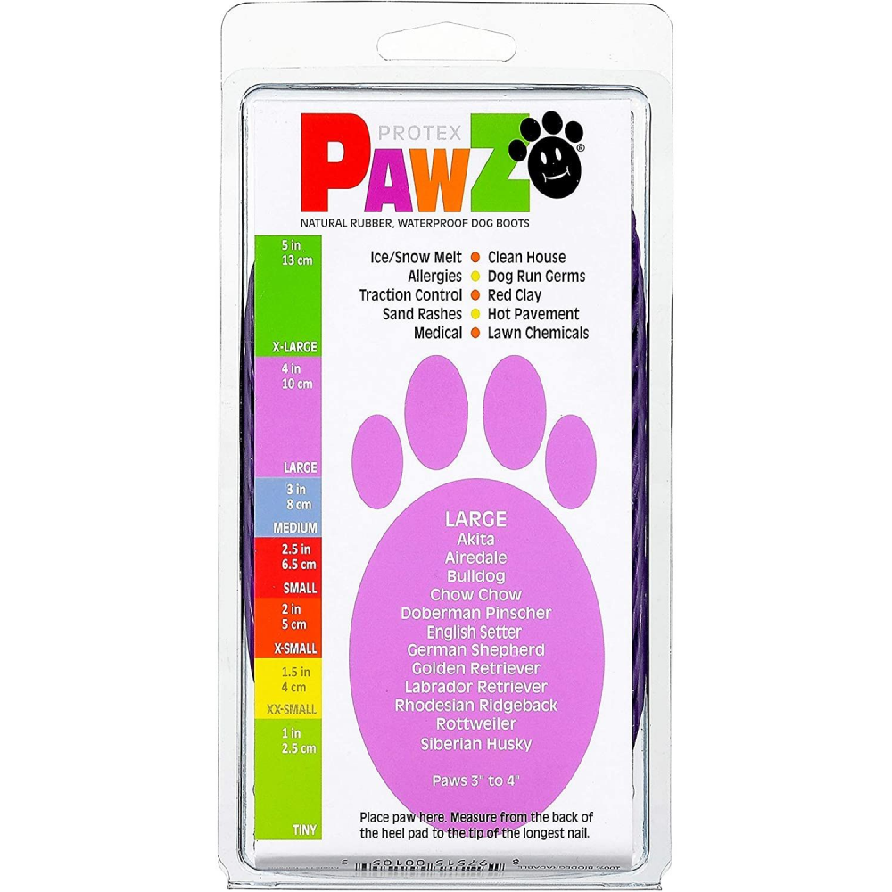 Protex PawZ Boots for Dogs (Purple)