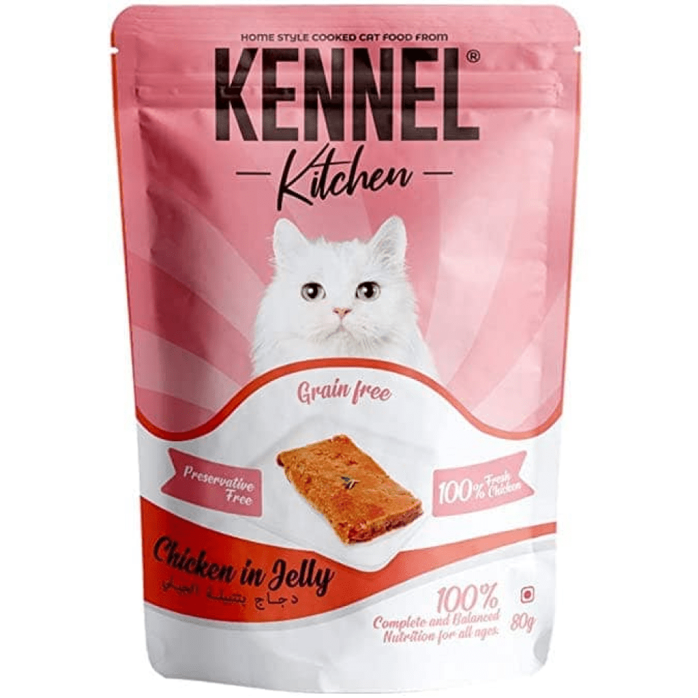 Kennel Kitchen Tuna in Jelly and Chicken in Jelly Kitten & Adult Cat Wet Food (All Life Stage) Combo