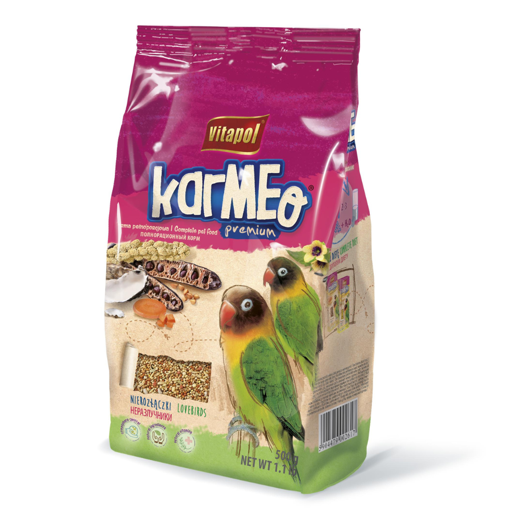 Vitapol Karmeo Premium Complete Lovebird Food Birds Vitapol