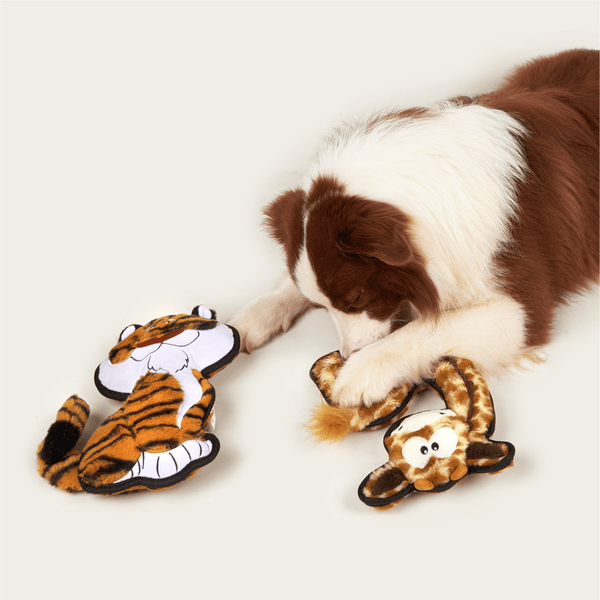 Barkbutler x Fofos Safari Line Tiger Plush Toy for Dogs