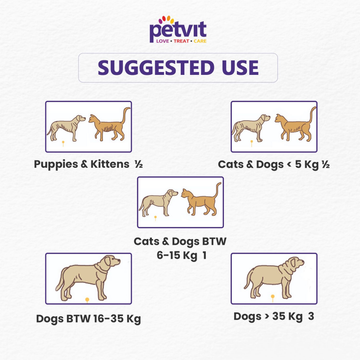 Petvit Pre & Probiotics Gut Health Powder for Dogs and Cats