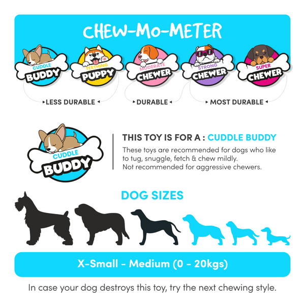 Barkbutler x Fofos Plush Rooster Toys for Dogs