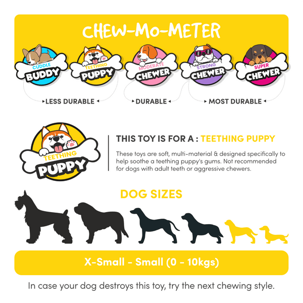 Barkbutler x Fofos Puppy Giraffe Toy for Dogs