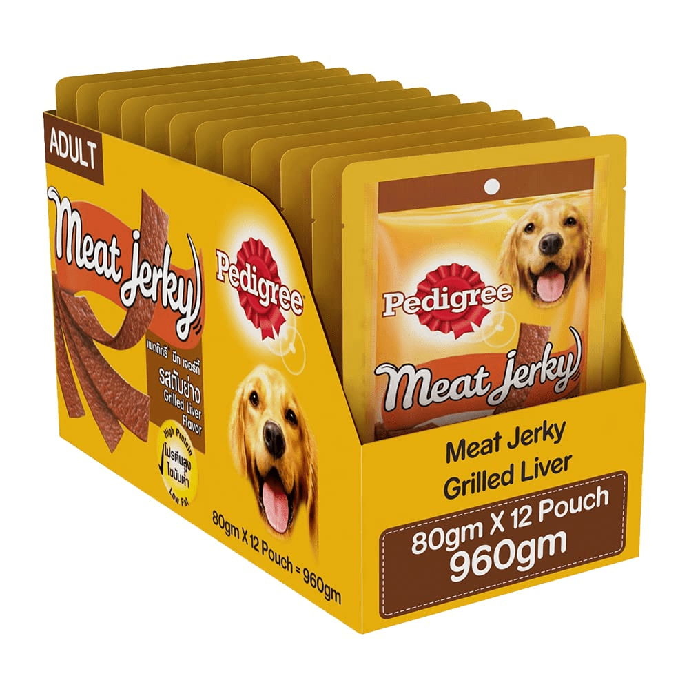 Pedigree Grilled Liver Meat Jerky Adult Dog Treat