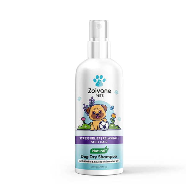 Zoivane Vanilla & Lavender Waterless Shampoo for Dogs