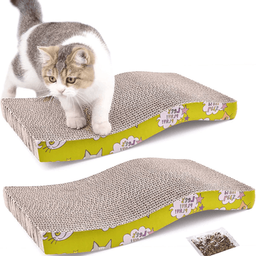 Emily Pets Sofa Bed Scratching Pad for Kittens (Beige) (Pack of 2)