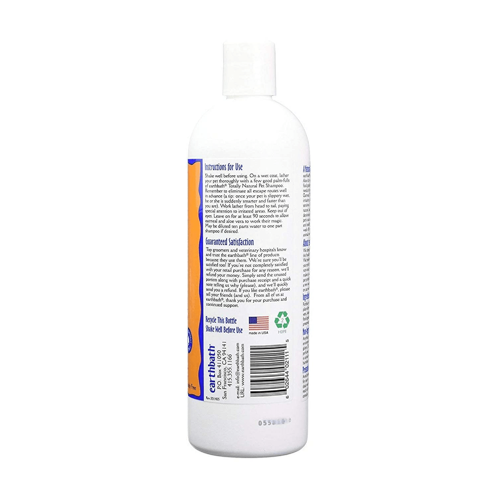 EarthBath Oatmeal & Aloe Shampoo Vanilla & Almond for Dogs and Cats Both-Grooming Supplies EarthBath