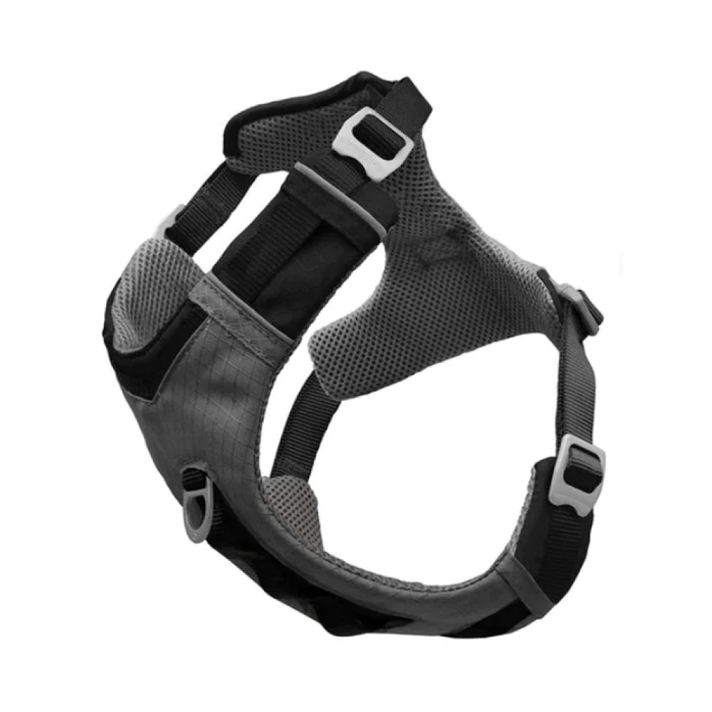 Kurgo Journey Air Harness for Dogs (Black/Gargoyle Grey) Dogs-Collar, Leashes, harnesses Kurgo XL:28-44in Girth