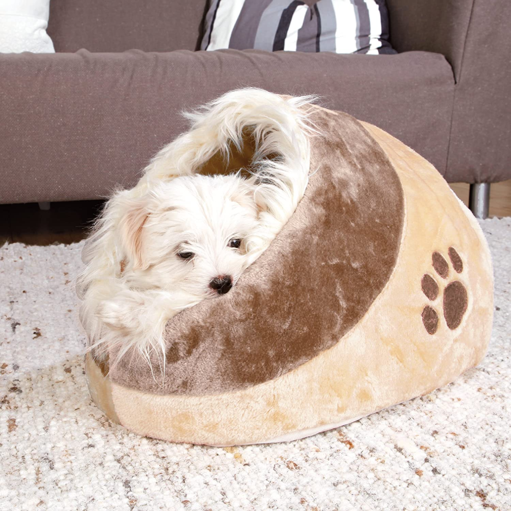 Trixie Minou Cuddly Cave Bed for Dogs and Cats Both-Bedding, Mats & Travel Supplies Trixie