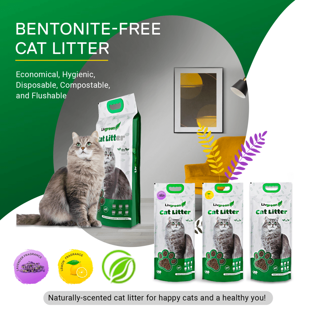 LivGreen Premium 3x Absorption Lavender Scented Cat Litter