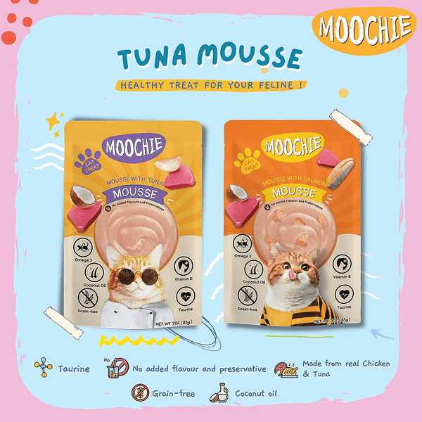 Moochie Mousse with Tuna Grain Free Cat Treats