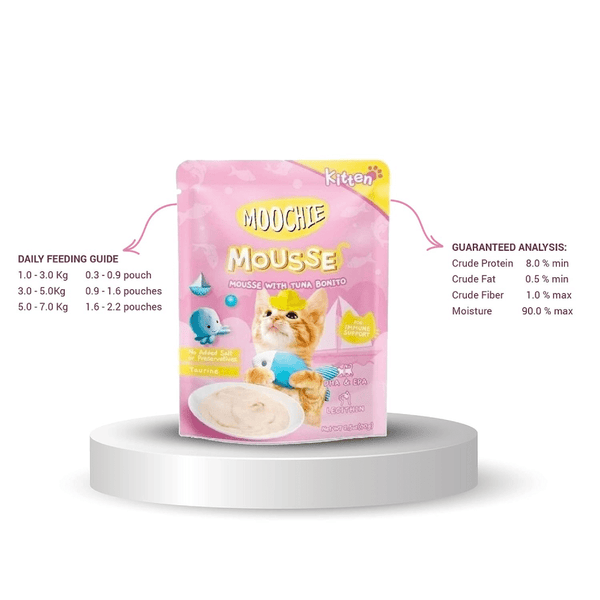 Moochie Mousse with Tuna Bonito Cat Treats