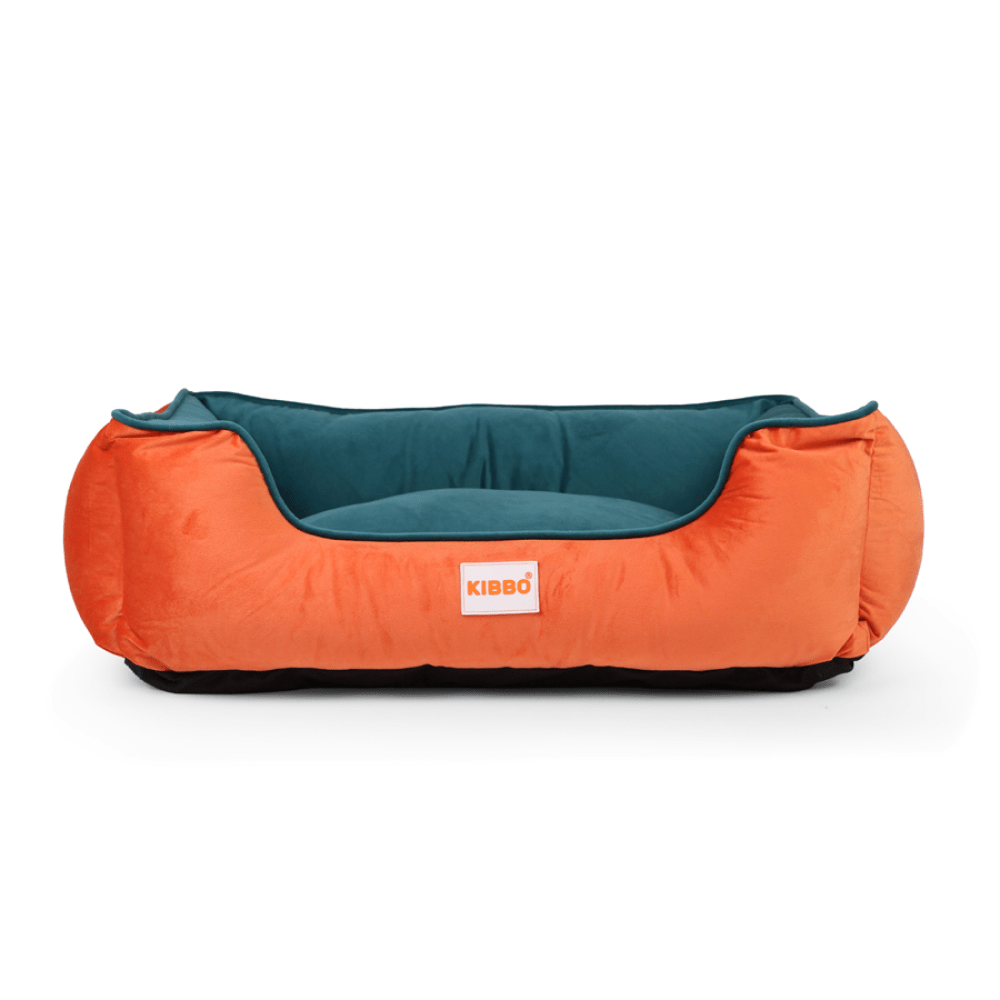 Kibbo Lounger Bed for Dogs and Cats (Green)