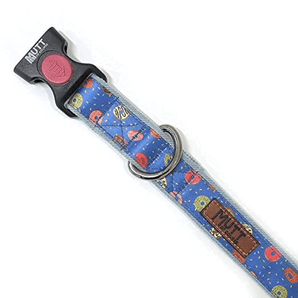 Mutt of Course Raining Donuts Martingale Collar for Dogs