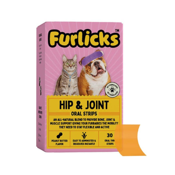 Furlicks Hip & Joint Supplement for Cats & Dogs (1 Strip)