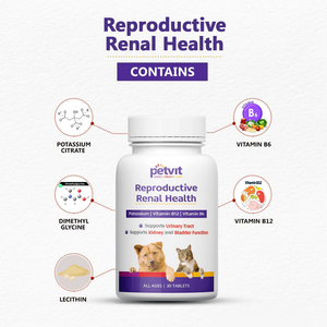 Petvit Reproductive Renal Health Tablet for Dogs and Cats