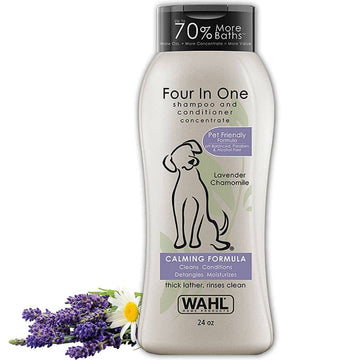 Wahl Four in One Lavender Chamomile Calming Shampoo for Dogs