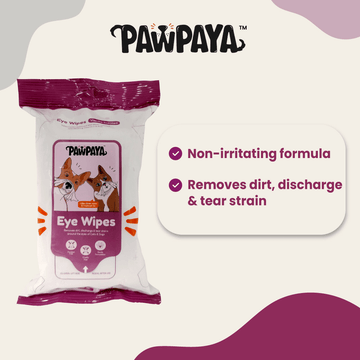 Pawpaya Eye Wipes for Dogs and Cats