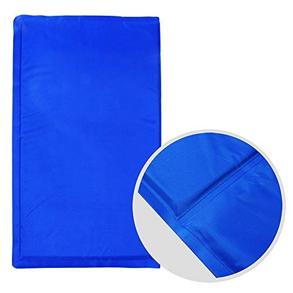 PoochBox Heat Relief Pressure Activated Cooling Mat for Dogs and Cats (Blue)