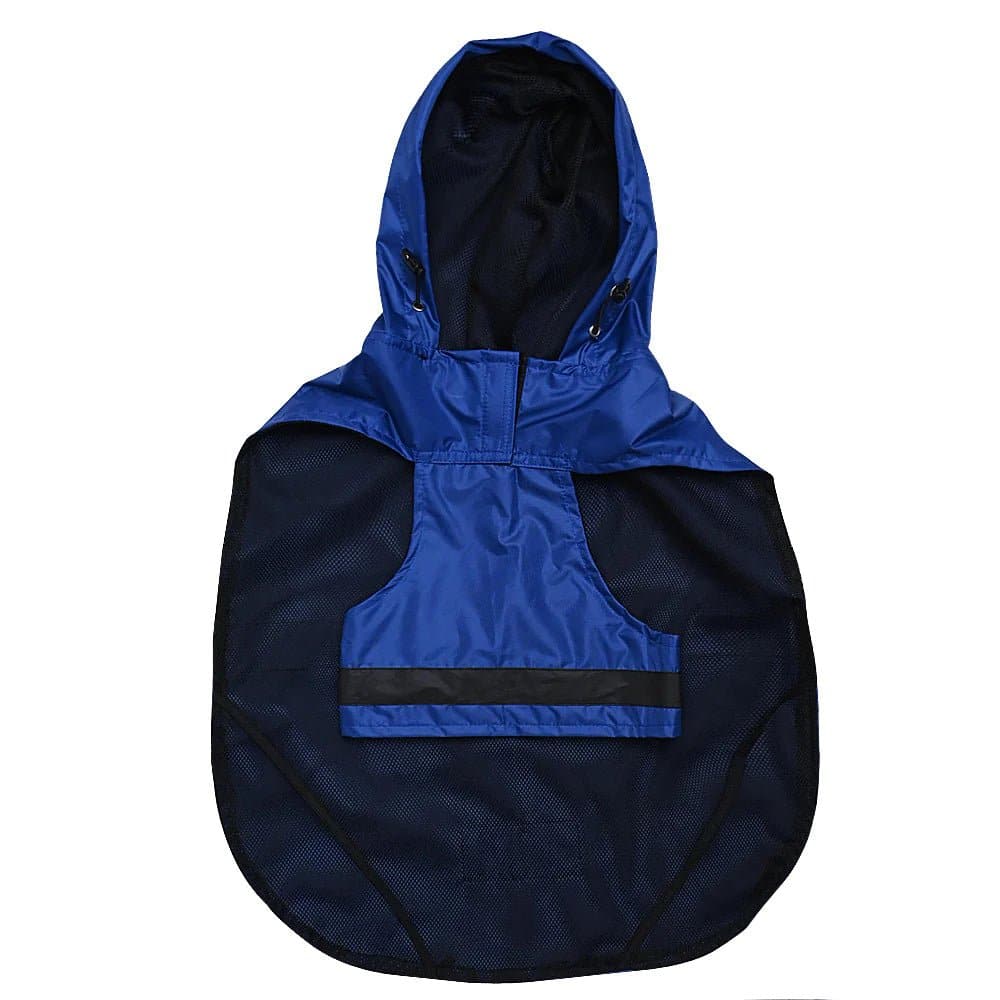 Mutt of Course Raincoat For Dogs (Blue)