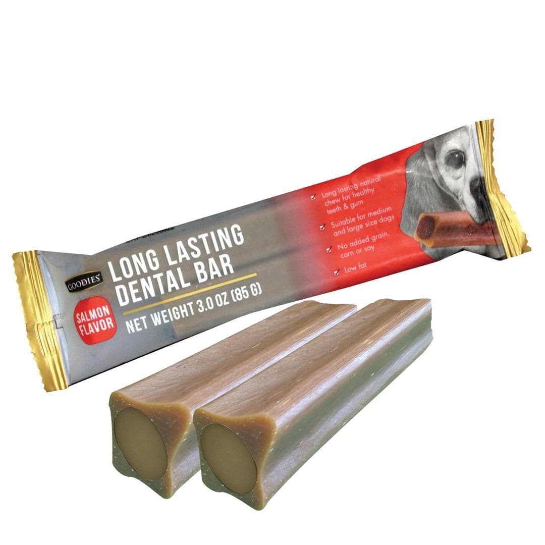 Goodies Long Lasting Dental Bar Salmon Dog Treats Rewards Dog Treats + Others Goodies S (3pcs)