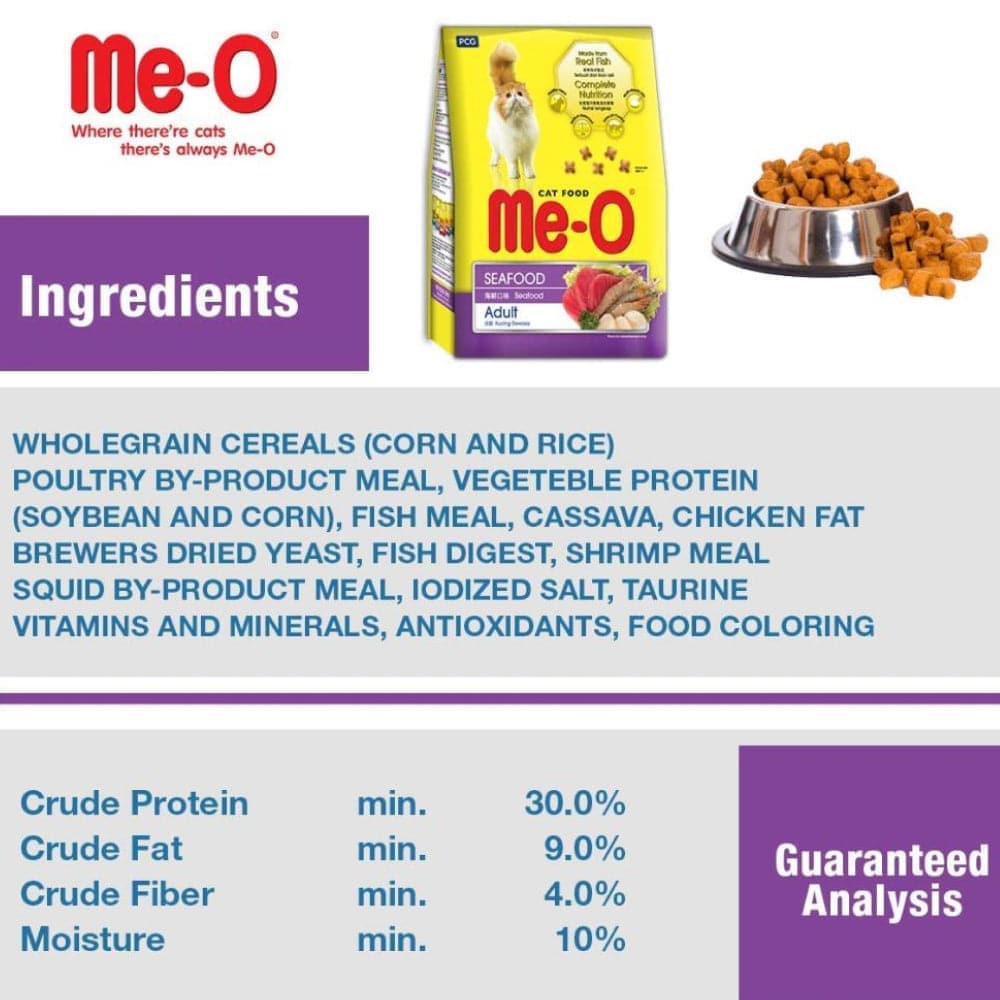 Me O Seafood Adult Cat Dry Food (Limited Shelf Life) Cats- Dry food Me O