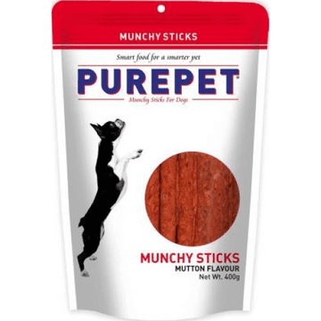 Purepet Mutton Flavour Munchy Sticks Dog Treat