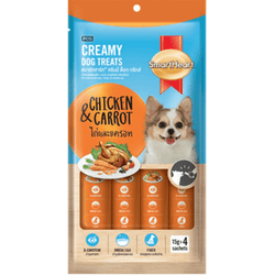 SmartHeart Chicken & Carrot Dog Creamy Treat