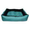 Hiputee Rectangular Premium Waterproof Reversible Bed for Dogs and Cats (SkyBlue & Black) Both-Bedding, Mats & Travel Supplies Hiputee M