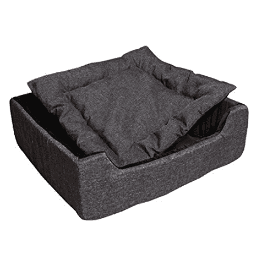 Hiputee Super Soft Rectangular Shaped Velvet Bed For Pets